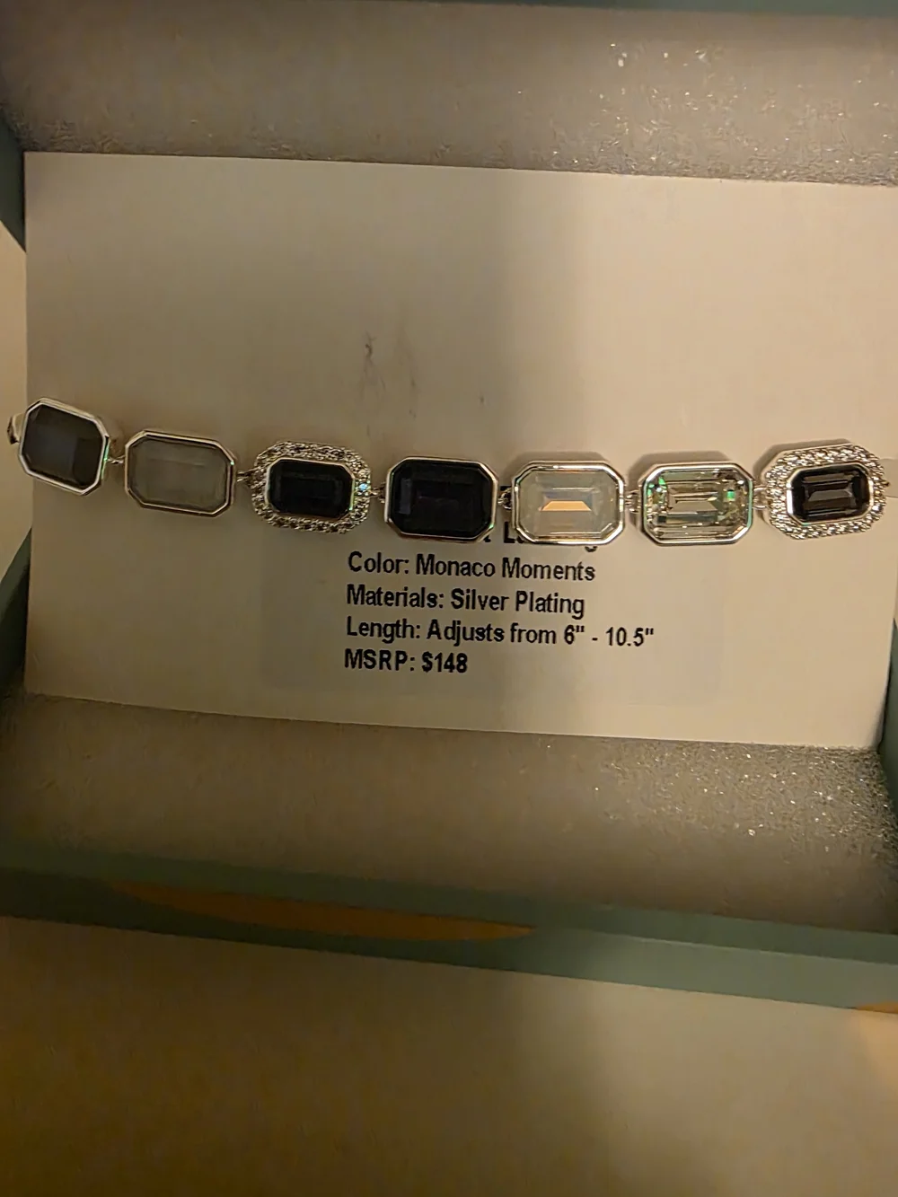 Jewel Candy Monaco Moments Silver Plated Multi-Stone Bracelet